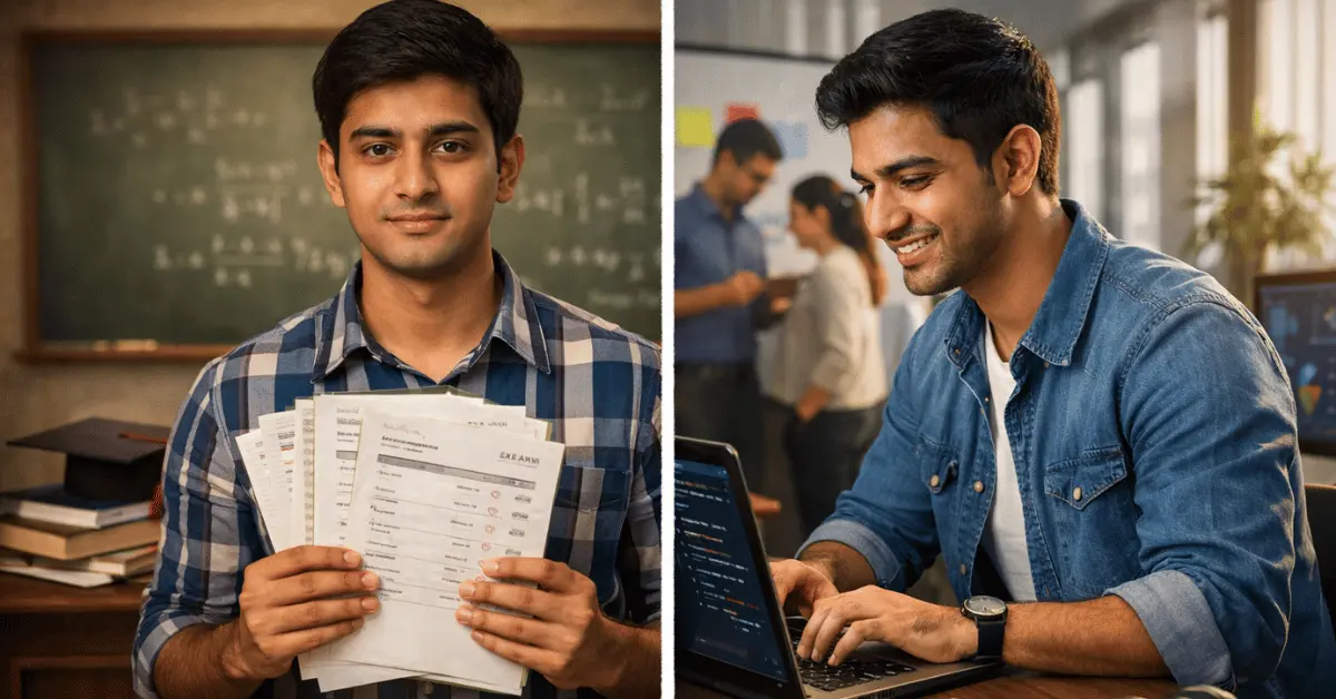 Read more about the article Skills vs Marks: What Companies Look for While Hiring Freshers