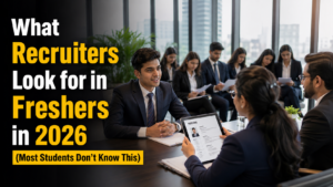 Read more about the article What Recruiters Look for in Freshers in 2026: Powerful Secrets Most Students Never Learn