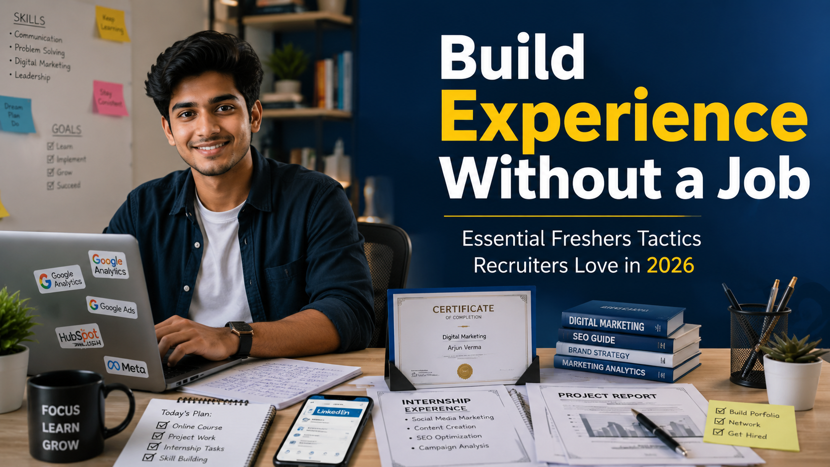 You are currently viewing Build Experience Without a Job: Essential Freshers Tactics Recruiters Love