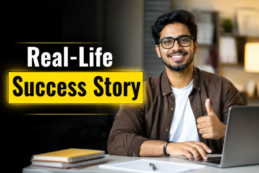 Student building Personal Branding through a digital marketing course in Indore, gaining skills from an internship with certificate in Indore and a paid internship in Indore.