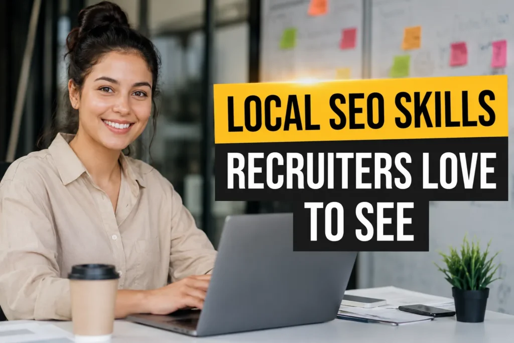 Student learning Local SEO during a digital marketing course in Indore, preparing for a paid internship in Indore, internship with certificate in Indore, and high-demand digital marketing careers.