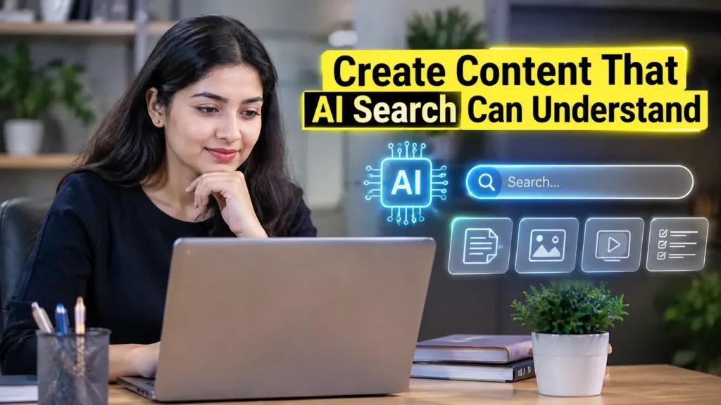 AI Search Optimization guide for students seeking internship and digital marketing training near me