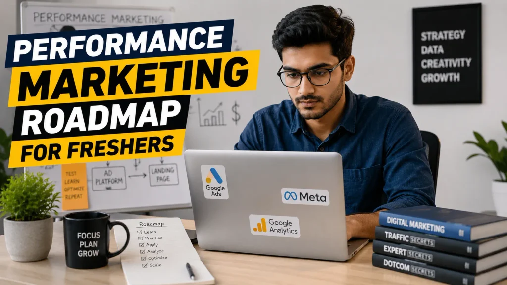 Performance Marketing roadmap for freshers with digital marketing internship training in Indore